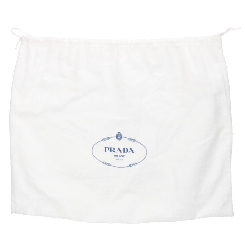 PRADA 1BG483 Triangle Logo Plate Leather Size ONE SIZE