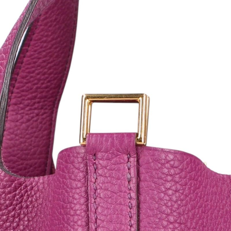 HERMES Picotin Lock MM Taurillon Clemence Size ONE SIZE