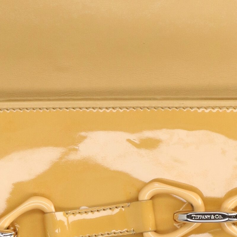 TIFFANY&Co. Enamel Chain Shoulder Handbag Size ONE SIZE