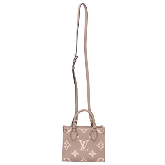 LOUIS VUITTON OnTheGo BB Monogram Handbag Gray Size ONE SIZE
