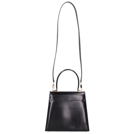 Ferragamo Iconic Gancini 2-Way Calf Leather Bag Size M