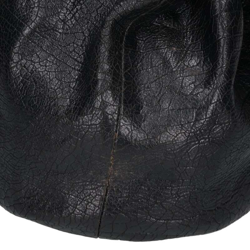 Chrome Hearts Crack Leather Handle Bag