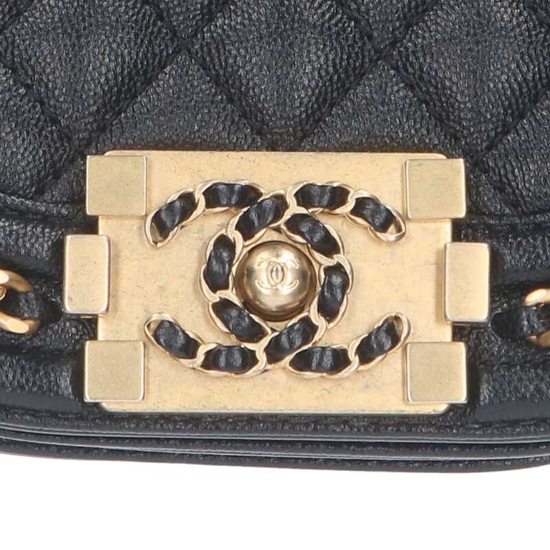 CHANEL Boy Chanel Small Chain Shoulder Bag