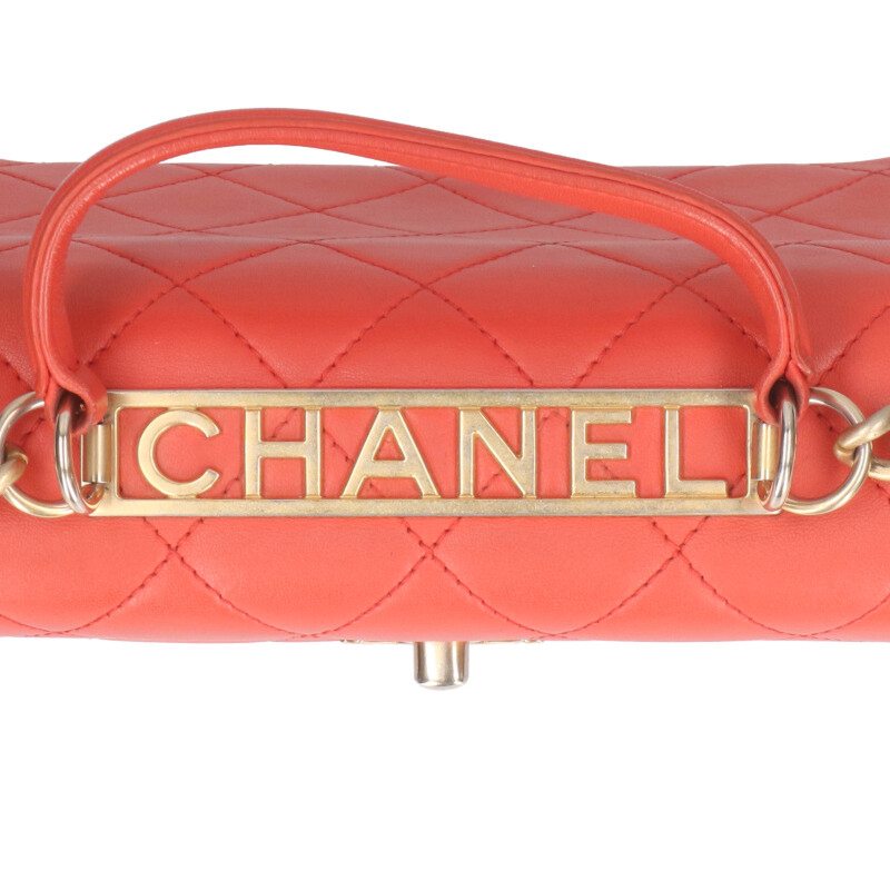 CHANEL Trendy CC Lambskin Chain Shoulder Bag Size ONE SIZE