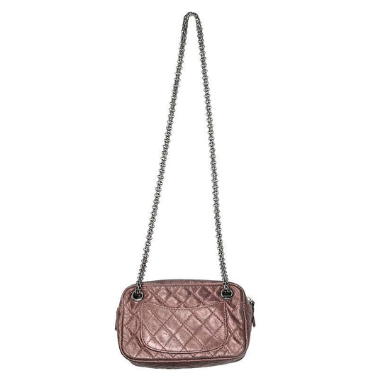 CHANEL 2.55 Matelasse Double Chain Camera Bag Size ONE SIZE