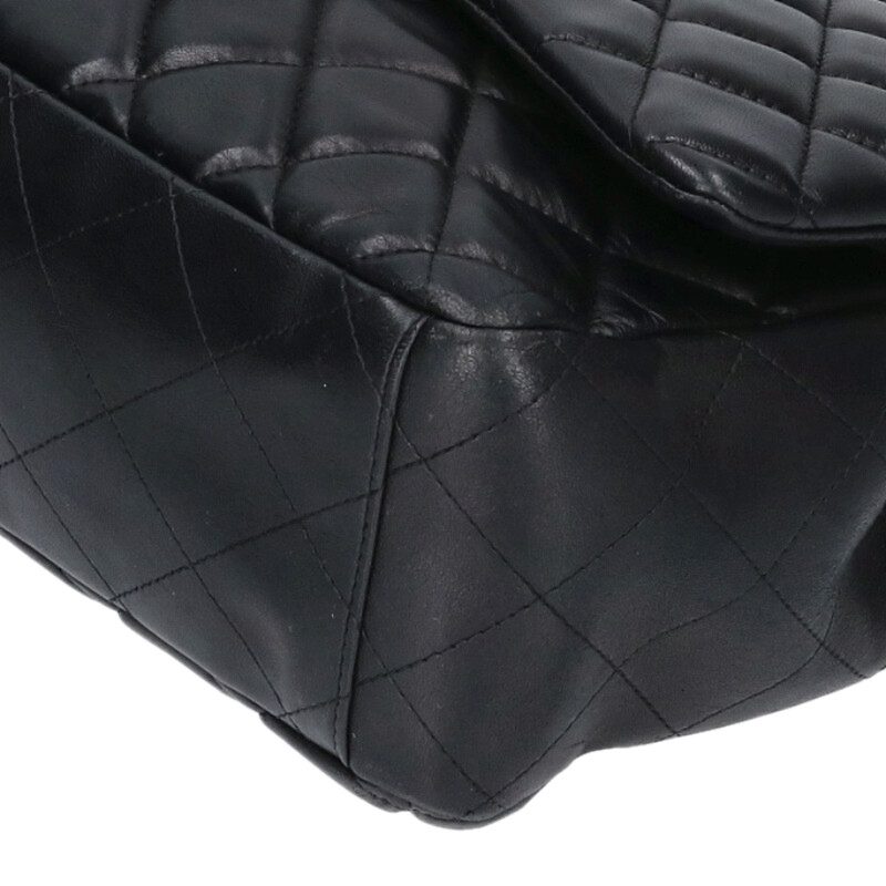 CHANEL Maxi Matelasse 34 Lambskin Single Flap Size ONE SIZE