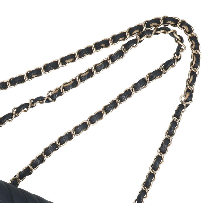 CHANEL Mini Matelasse 17 Chevron Lambskin Size ONE SIZE