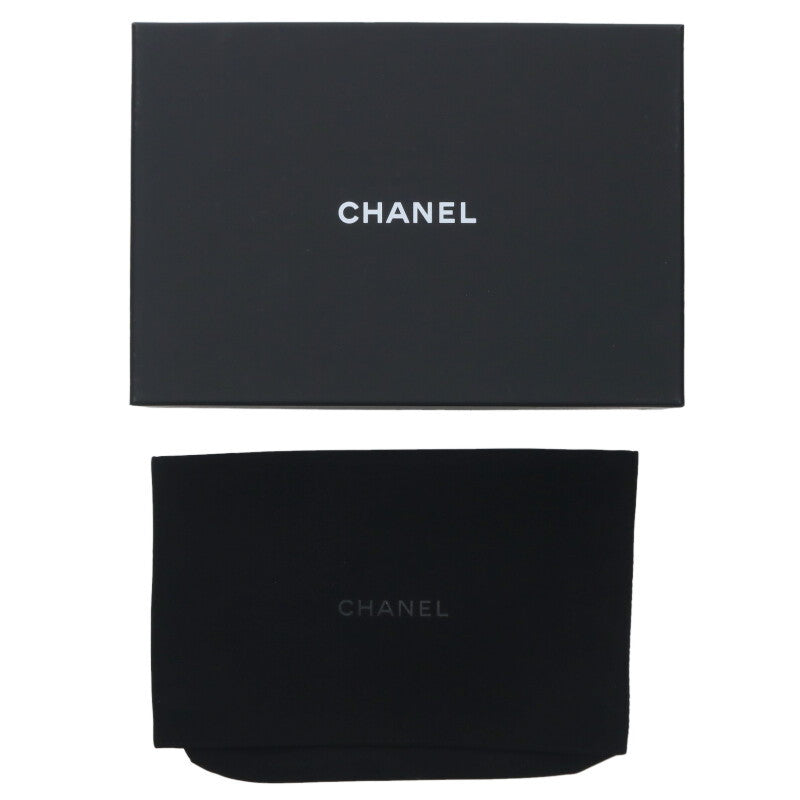 CHANEL Camellia Chain Pouch Shoulder Bag Gray Size ONE SIZE