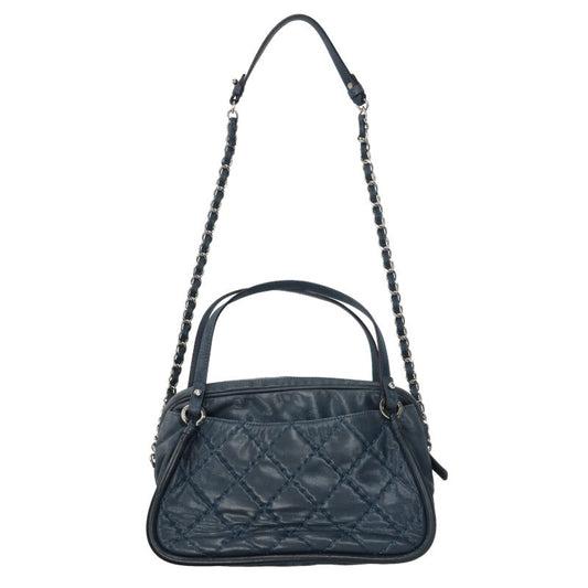 CHANEL Matelasse Suede Leather Chain SHB Multi Size ONE SIZE