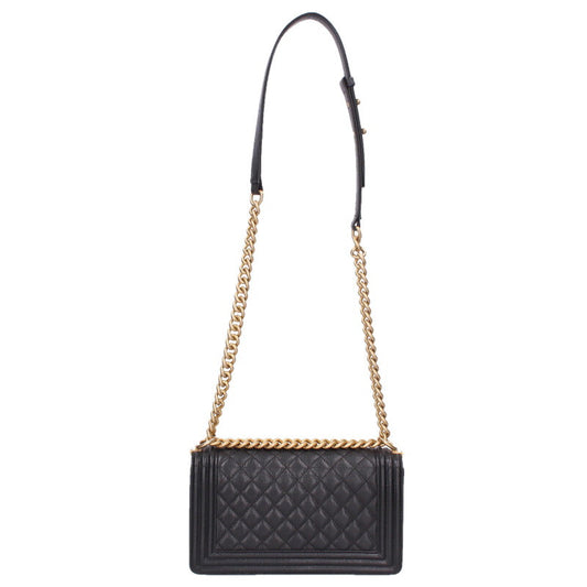 CHANEL Boy Chanel 25 Caviar GHW Chain Multi Size ONE SIZE