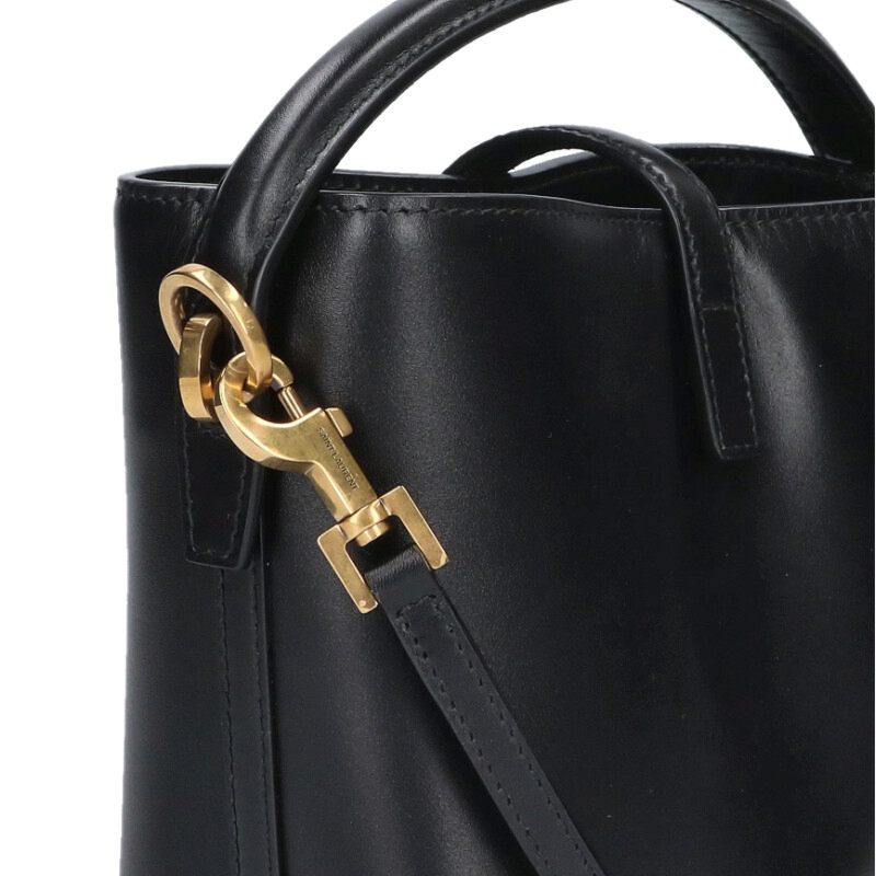 SAINT LAURENT PARIS LE37 Mini Calfskin Bucket Size ONE SIZE