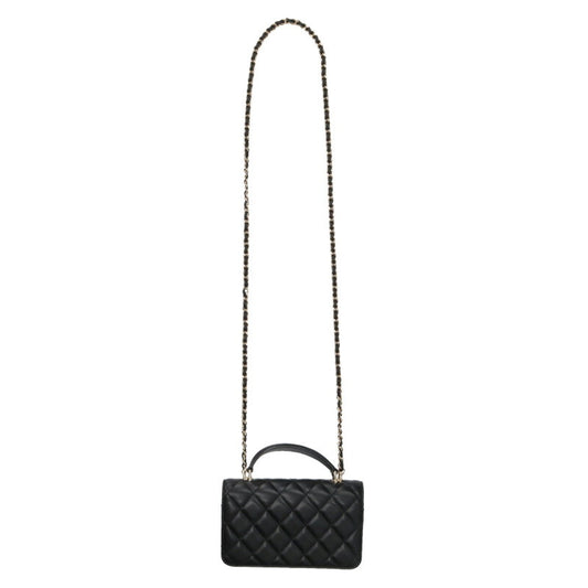 CHANEL Matelasse Lambskin GHW Flap Phone Pouch Size ONE SIZE