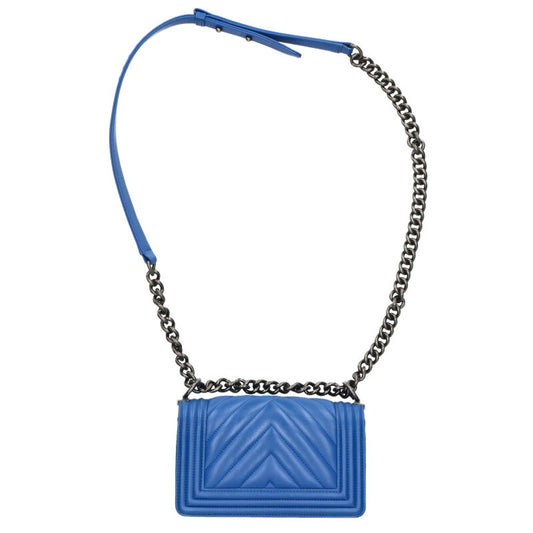CHANEL Boy Chanel 20 Chevron Caviar Skin Chain Size ONE SIZE