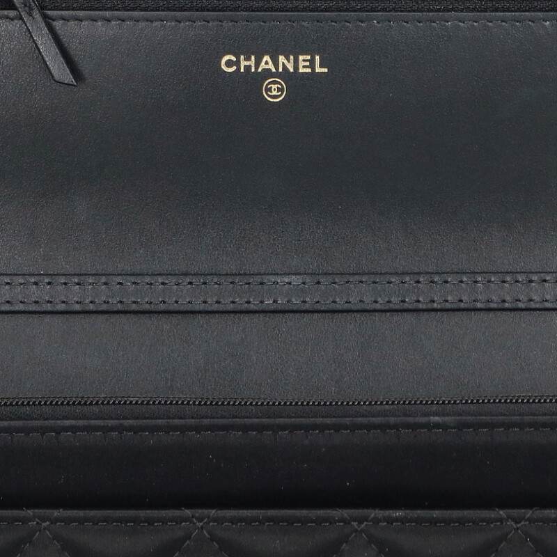 CHANEL Coco Ball Satin Chain Wallet on Chain Size ONE SIZE