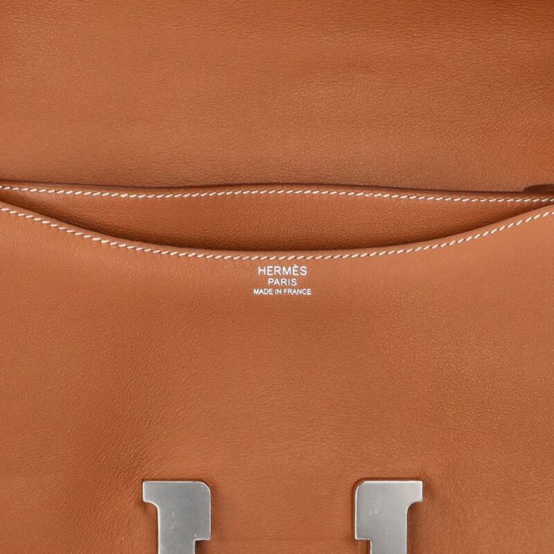 HERMES Constance 23 Tadelakt Leather Shoulder Size ONE SIZE