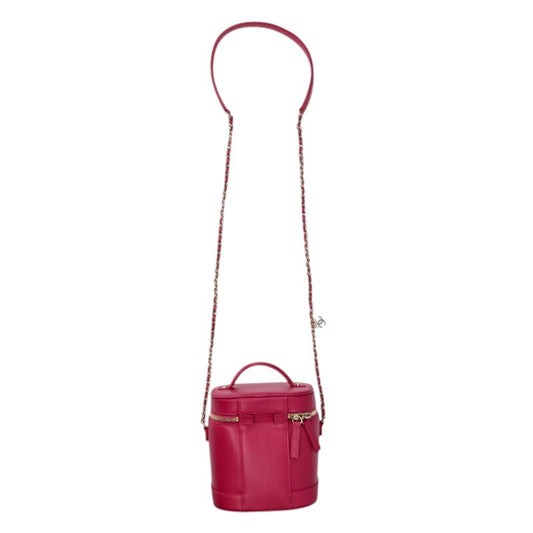 CHANEL AS0323 2-Way Chain Vanity Bag Pink Size ONE SIZE