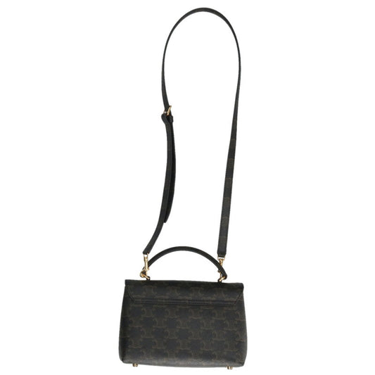 CELINE Teen Nino Triomphe Canvas Shoulder Bag Size ONE SIZE