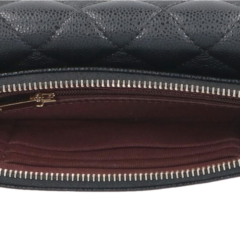 CHANEL AP2096 Matelasse Chain Wallet Shoulder Size ONE SIZE