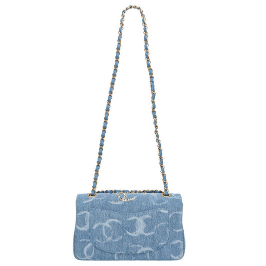 CHANEL Matelasse 23 Denim CC Mark Shoulder Bag GHW