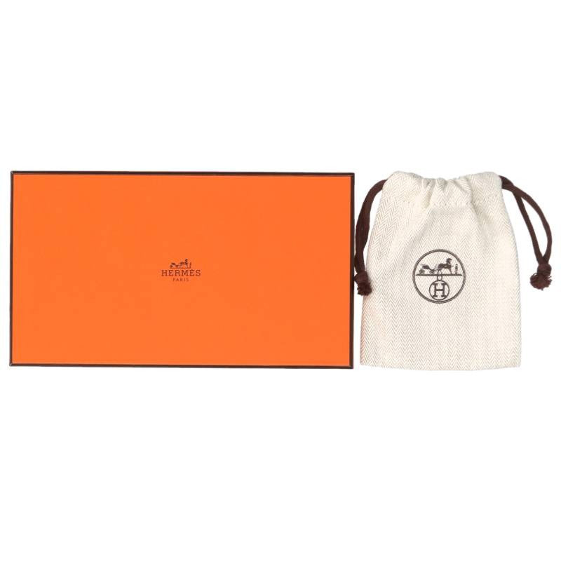 HERMES Kelly Wallet Long To Go Evercolor GHW Size ONE SIZE