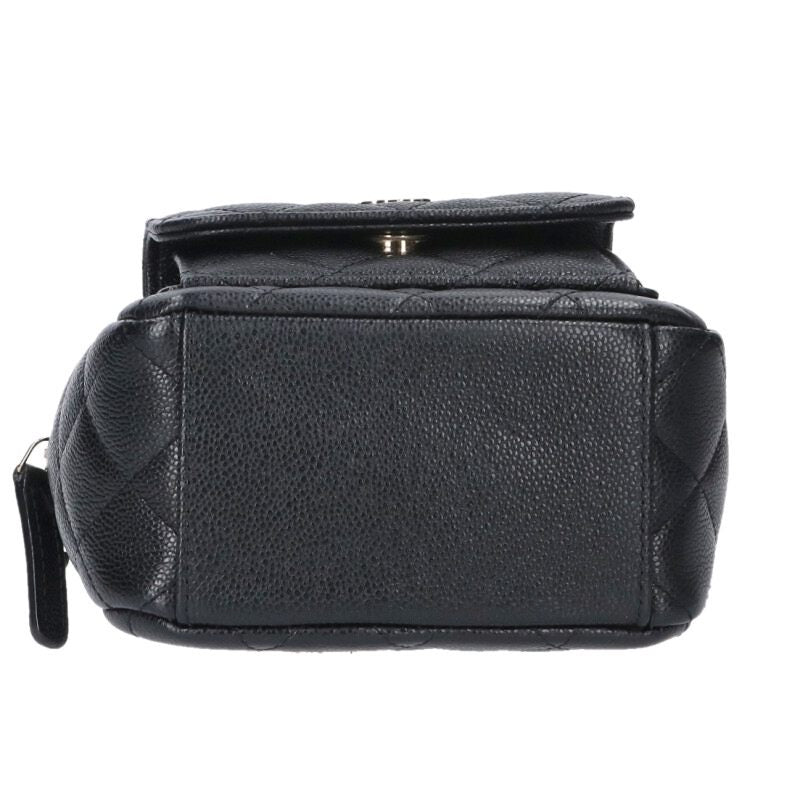 CHANEL AP3753 Matelassé CC Caviar Mini Size ONE SIZE