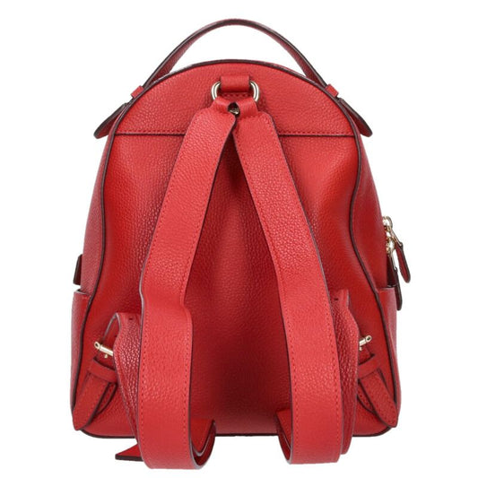 COACH Polished Pebble Canvas Backpack Red Size ONE SIZE
