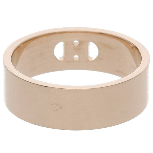 HERMES H d'Ancre K18PG Diamond Ring Pink Gold Size ONE SIZE