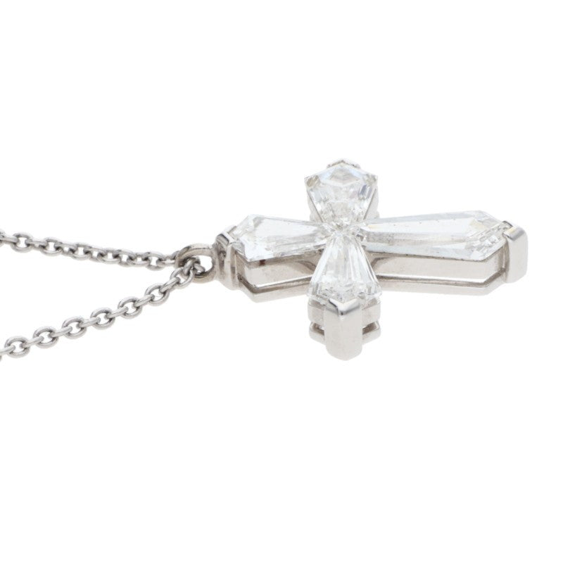 GRAFF Trapezoid Diamond 18K White Gold Size ONE SIZE