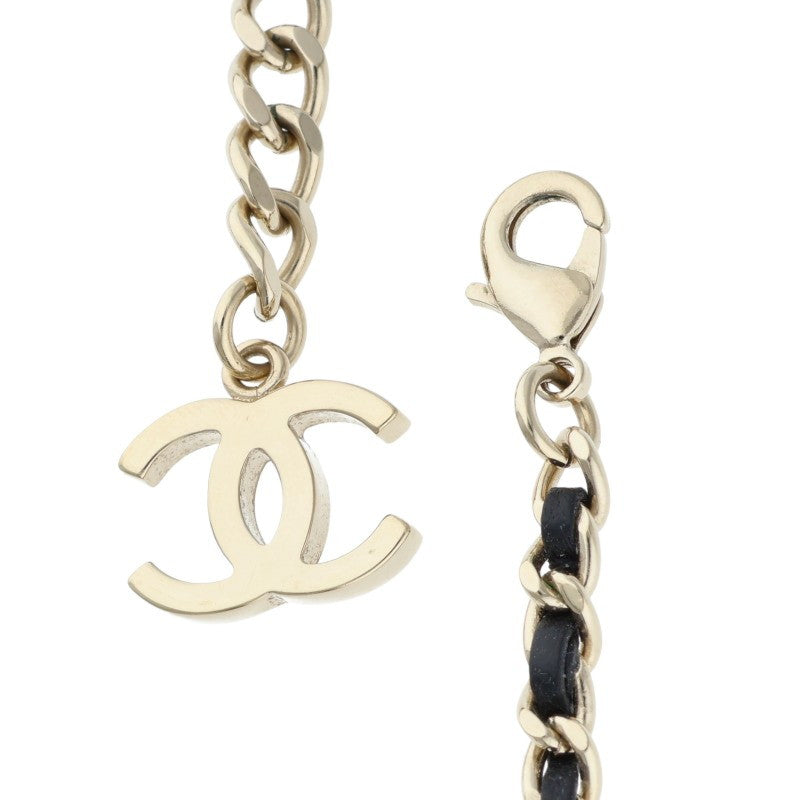 CHANEL B24P CC Rhinestone Chain Necklace Size ONE SIZE