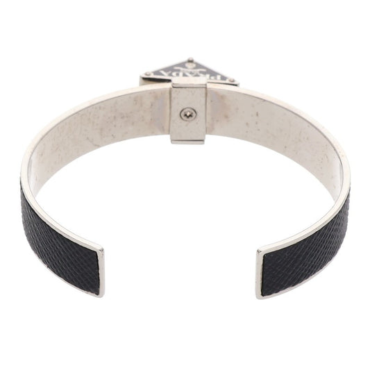 PRADA Saffiano Triangle Charm Bangle Size S