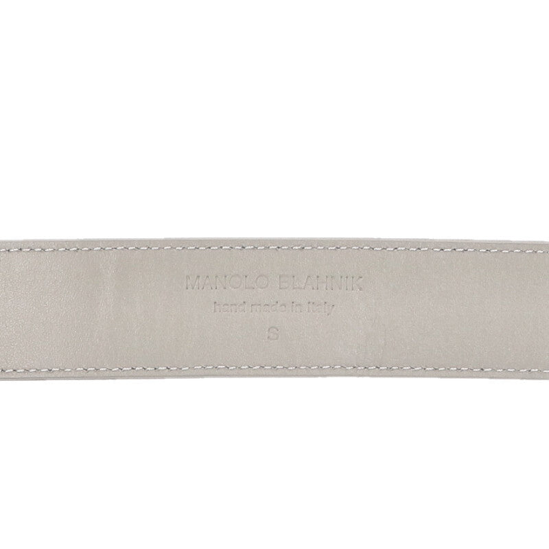MANOLO BLAHNIK Hangisi Crystal Satin Belt Size ONE SIZE