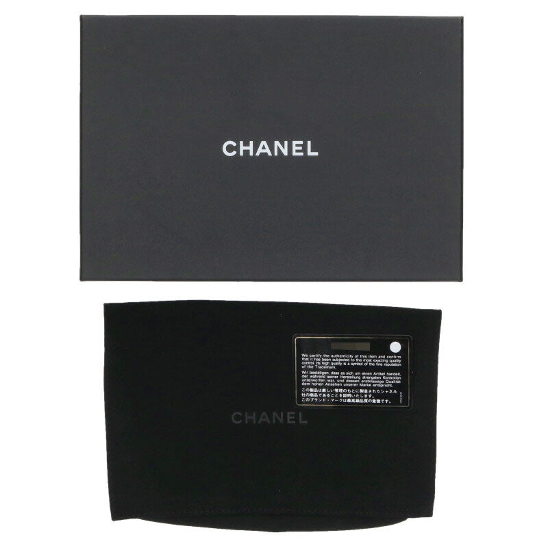CHANEL Boy Chanel Caviar Leather Chain Wallet Size ONE SIZE