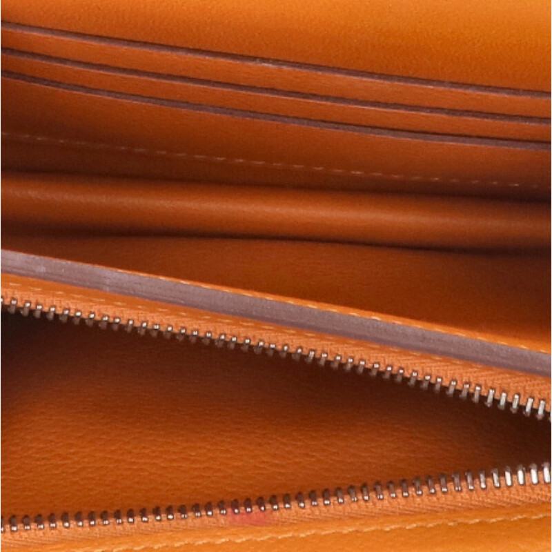 HERMES 2002 Veau Epsom Leather Wallet Size ONE SIZE