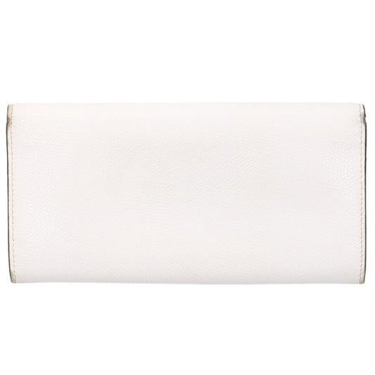 FENDI Continental Long Wallet White Gold