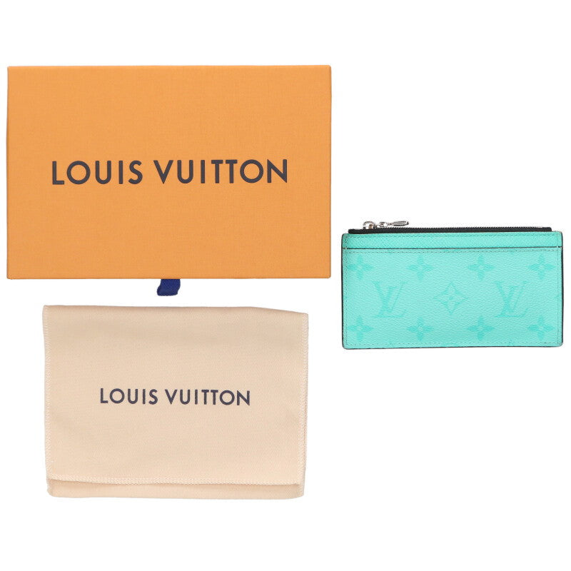 LOUISVUITTON Taigarama Monogram Coin Card Size ONE SIZE