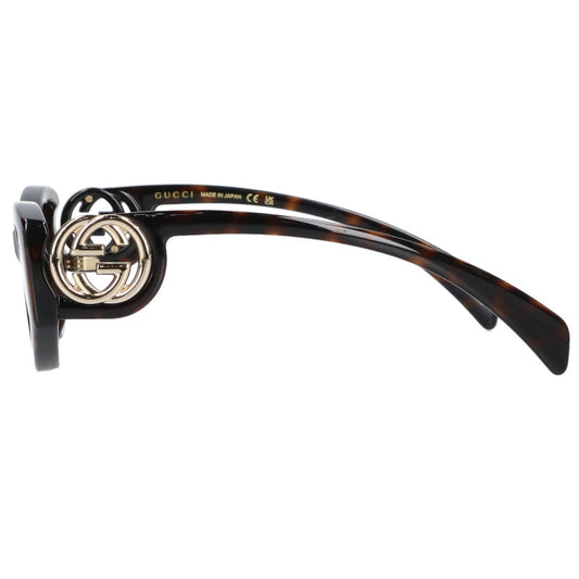GUCCI Side GG Logo Frame Sunglasses Brown Tone Size ONE SIZE
