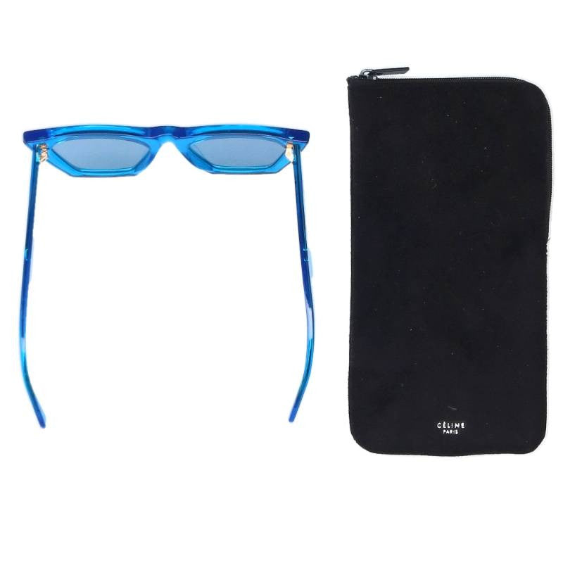 CELINE Blue Cat Eye Frame Sunglasses Size ONE SIZE