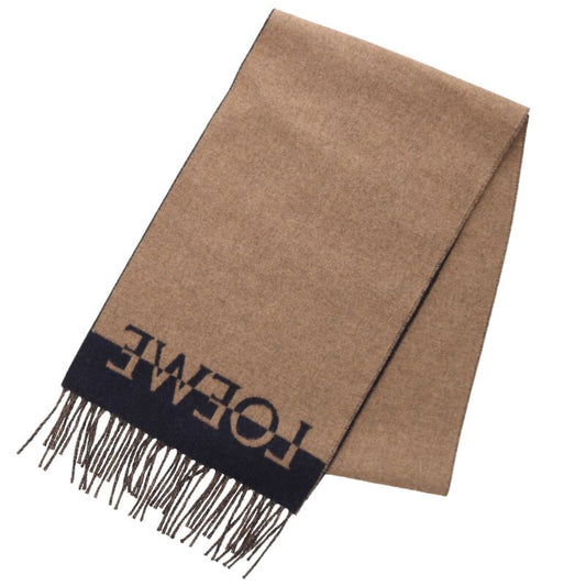 LOEWE Logo Cashmere Blend Wool Scarf Multi Size ONE SIZE
