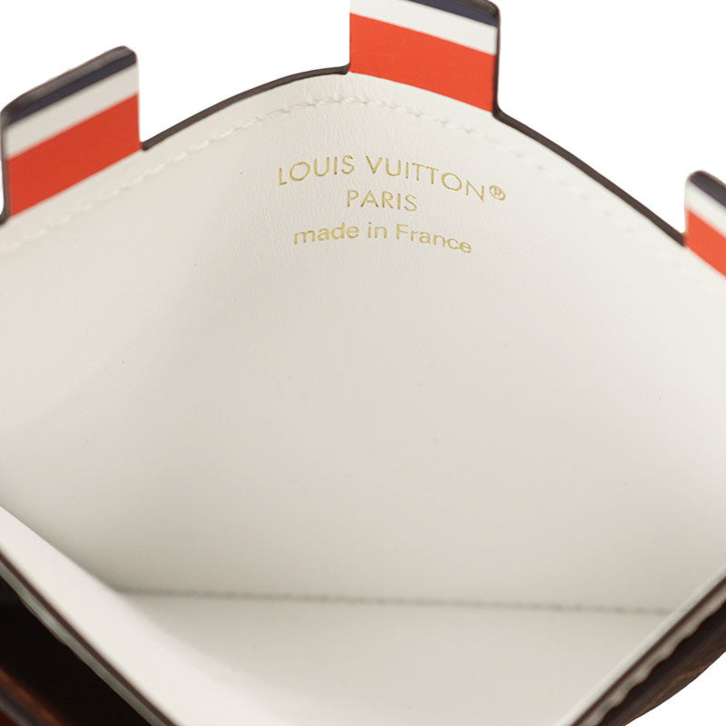 Louis Vuitton Card holder Brown x White