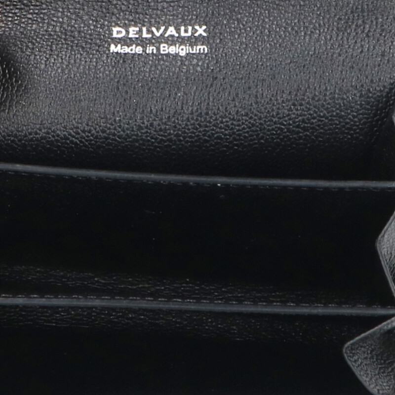 DELVAUX Black Buckle Design Card Case Size ONE SIZE