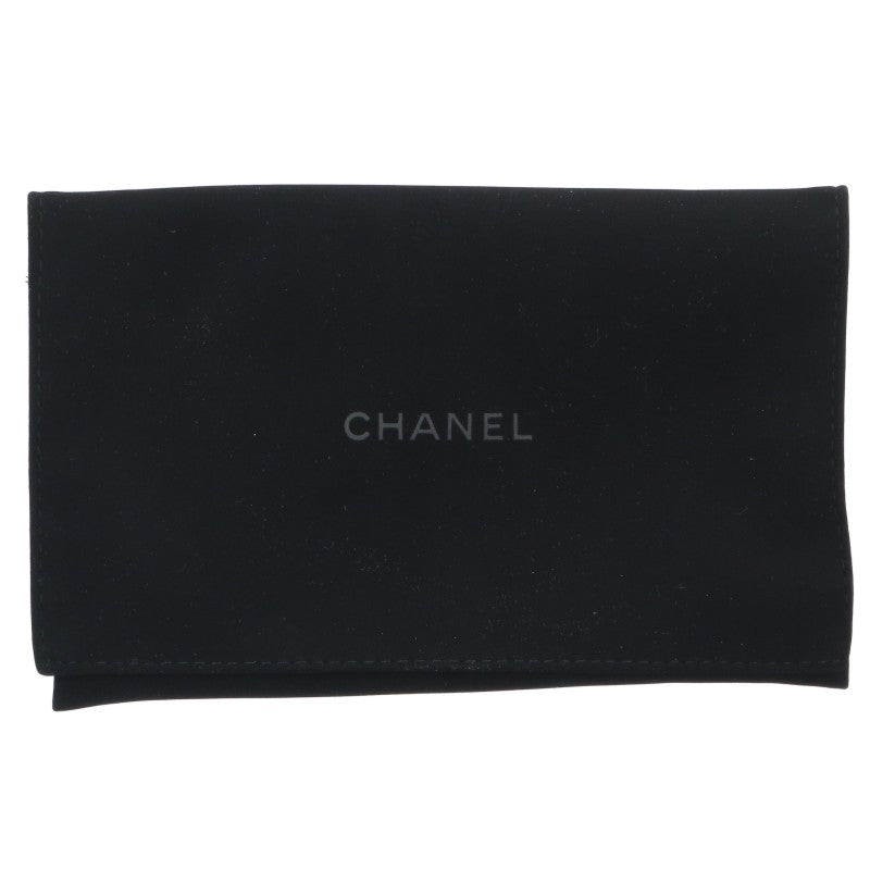 CHANEL Fragment Card Holder Black Card Case Size ONE SIZE