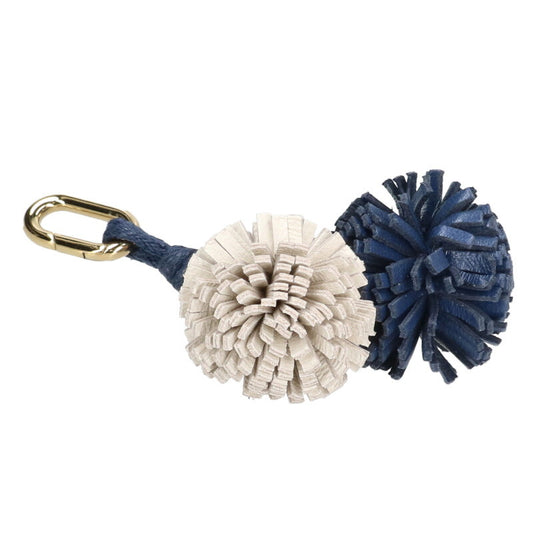miumiu Leather Micro Trick Charm Navy/White Size ONE SIZE