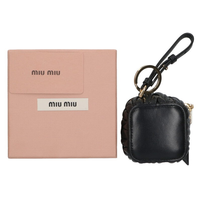 Miu Miu 5TL527 Matelasse Pouch Keyring Size ONE SIZE