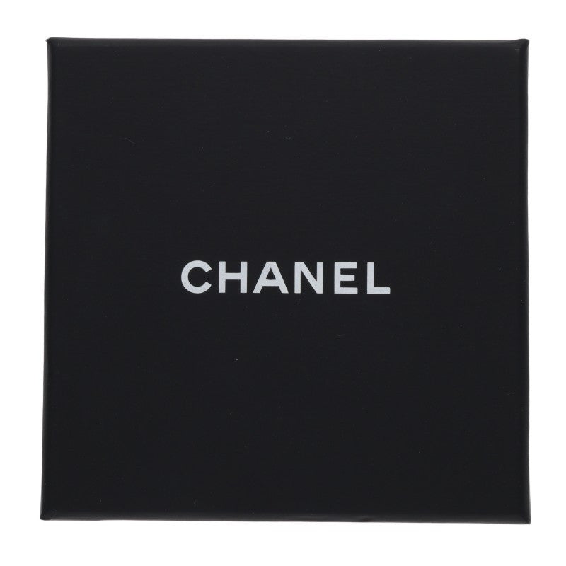 CHANEL B14V Coco Mark Faux Pearl Brooch White/Gold