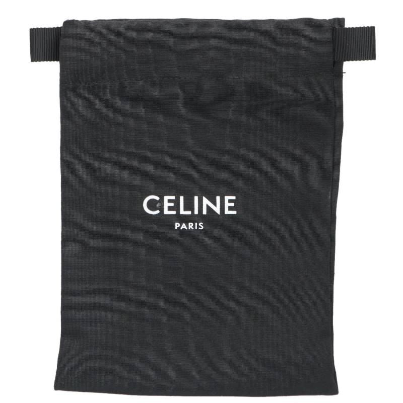 CELINE Wool Calfskin Shoulder Strap Black/Gold