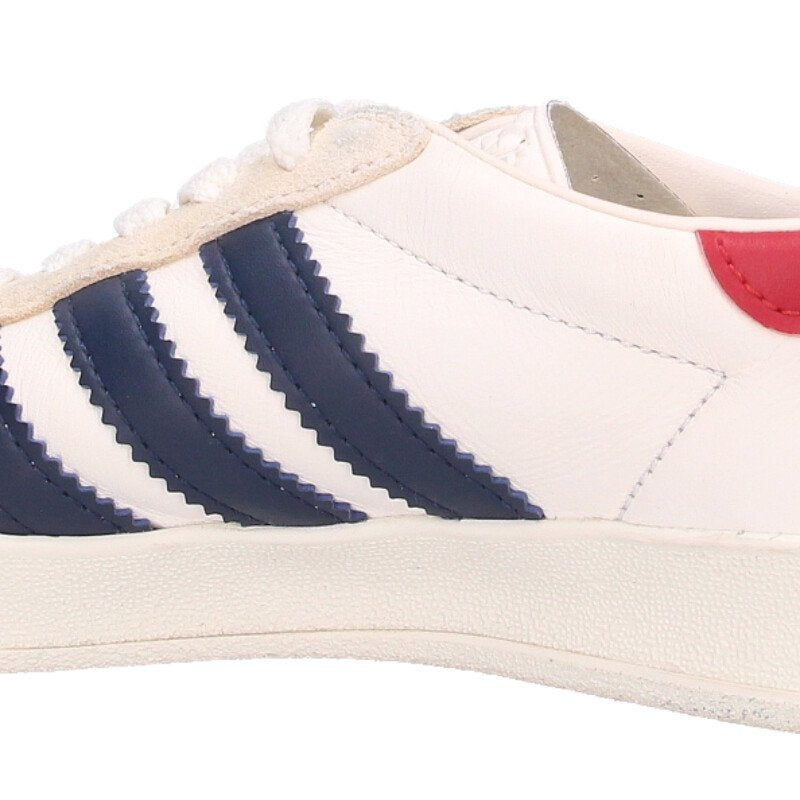 Gucci Gazelle Sideline Leather Sneakers White Size 21CM