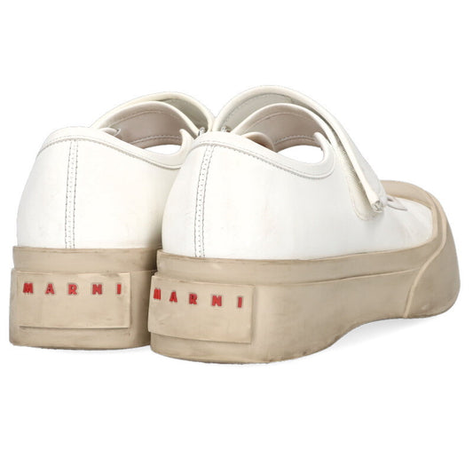 Marni PABLO White Mary Jane Leather Sneakers Size 39
