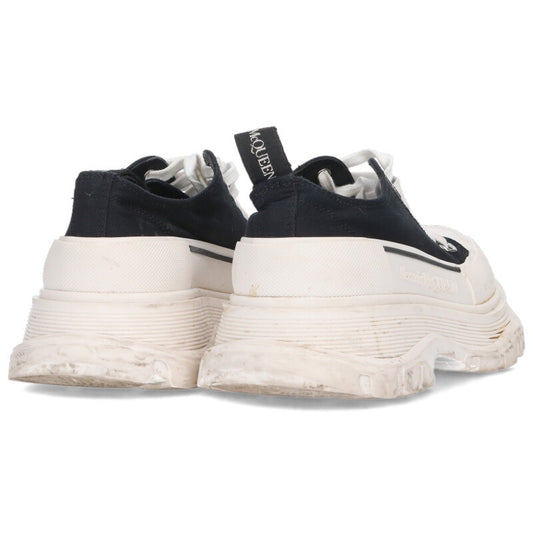 Alexander McQueen TREAD SLICK Canvas Low Sneakers Size 38