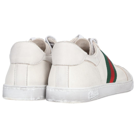 Gucci White Low-Top Sneakers Size 35