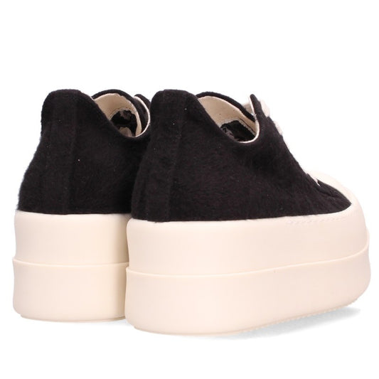 DRKSHDW DOUBLE BUMPER LOW SNEAKS Canvas Black White Size 37